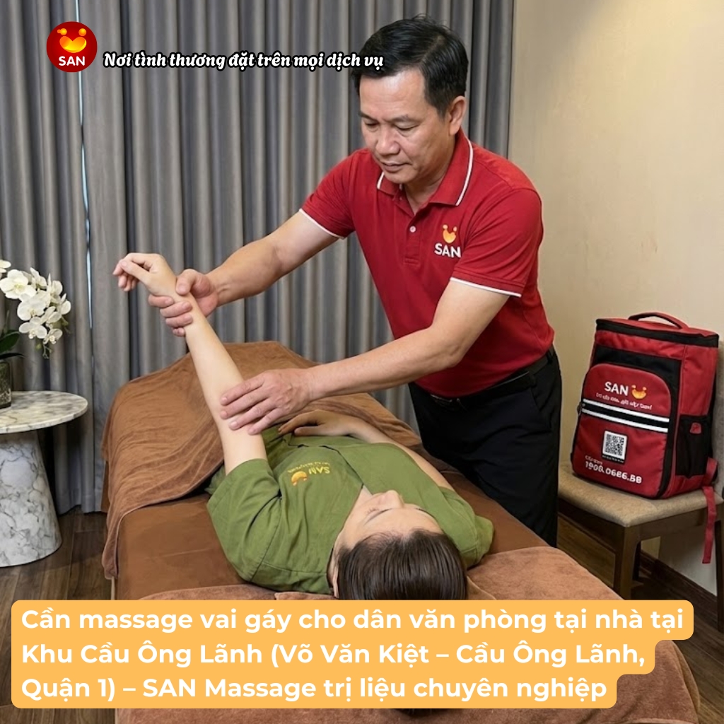 Massage trị liệu tại nhà Cầu Ông Lãnh