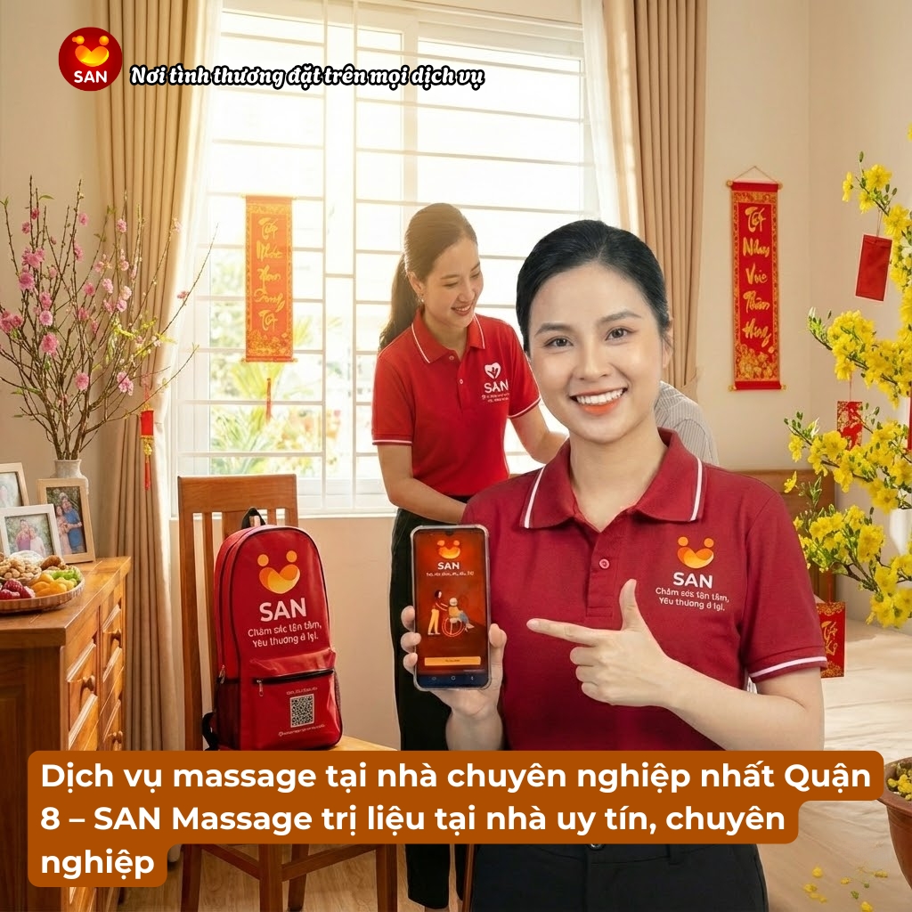 Dịch vụ massage tại nhà chuyên nghiệp nhất Quận 8