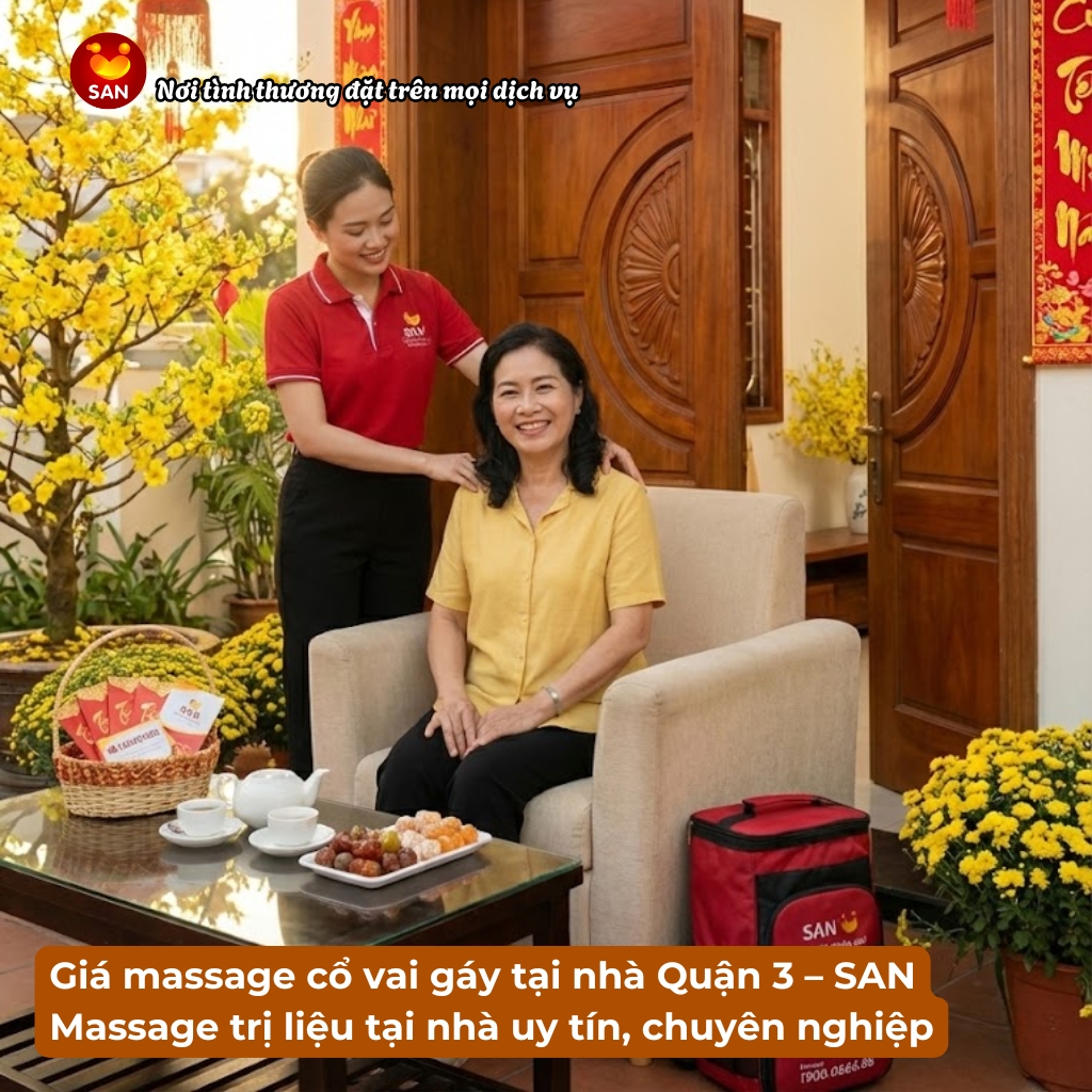 massage cổ vai gáy tại nhà Quận 3